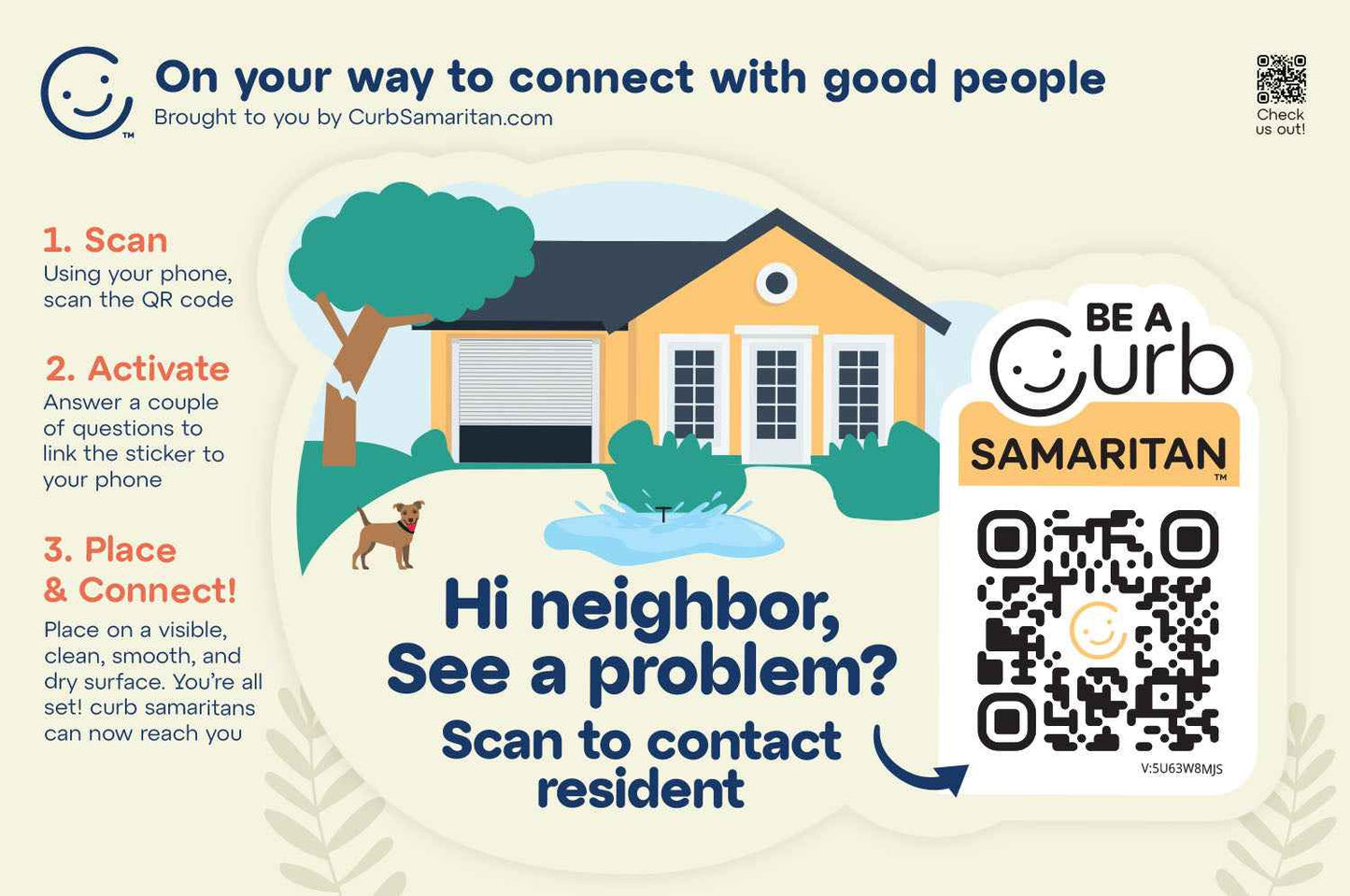 Resident Sticker