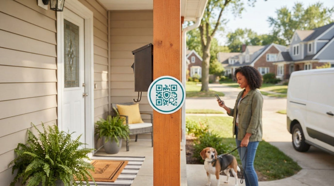 Secure Resident Contact Sticker: A Private Way to Connect at Home