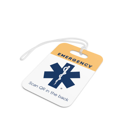 Emergency Contact Connect Tag - Large