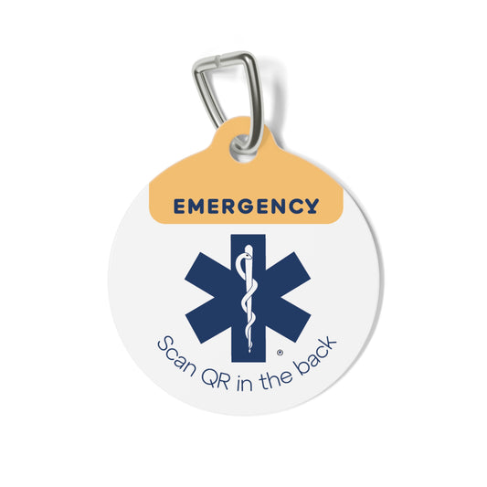 Emergency Contact Connect Tag - Small