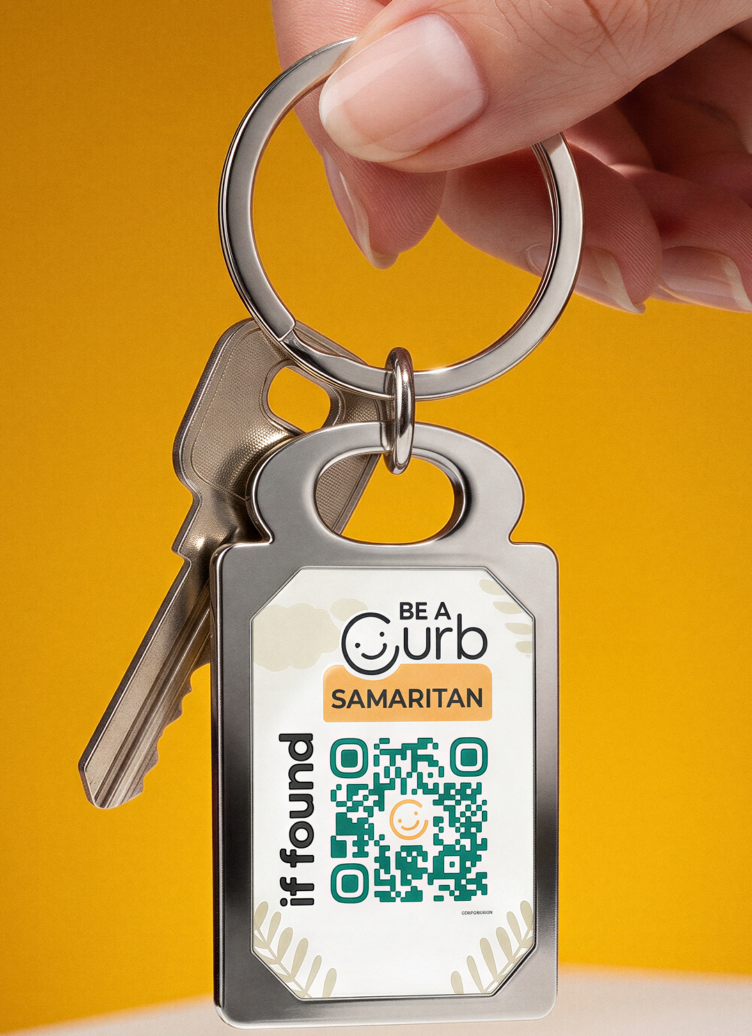Found! Connect Key Ring Tag